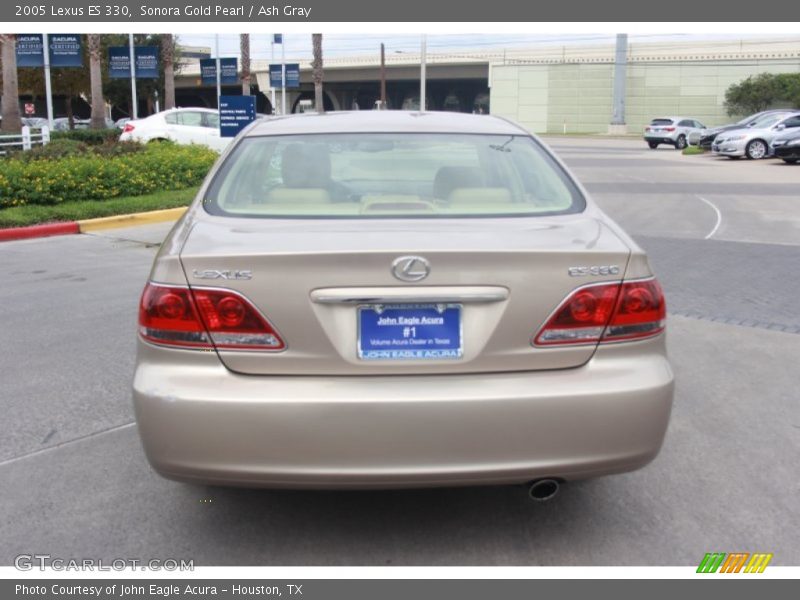 Sonora Gold Pearl / Ash Gray 2005 Lexus ES 330