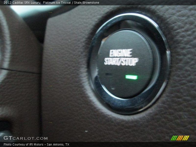 Platinum Ice Tricoat / Shale/Brownstone 2012 Cadillac SRX Luxury