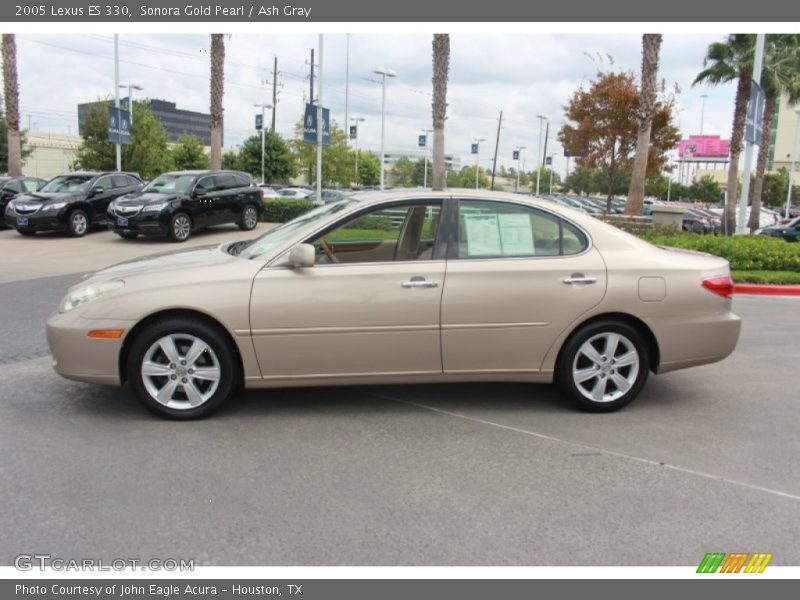Sonora Gold Pearl / Ash Gray 2005 Lexus ES 330