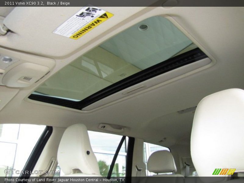 Black / Beige 2011 Volvo XC90 3.2