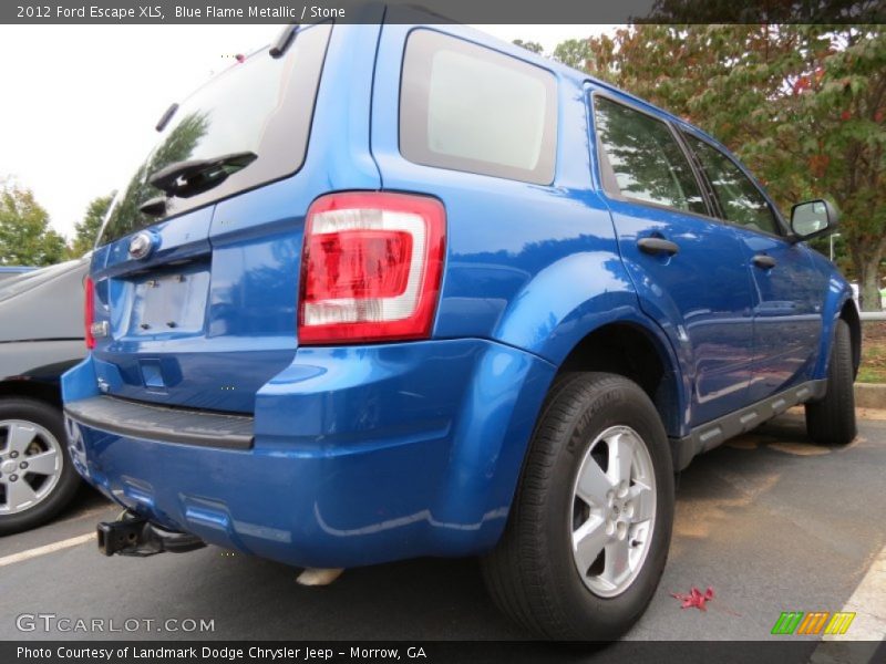 Blue Flame Metallic / Stone 2012 Ford Escape XLS