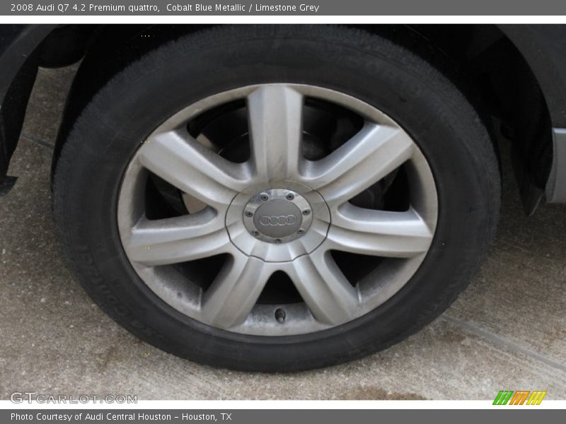 Cobalt Blue Metallic / Limestone Grey 2008 Audi Q7 4.2 Premium quattro