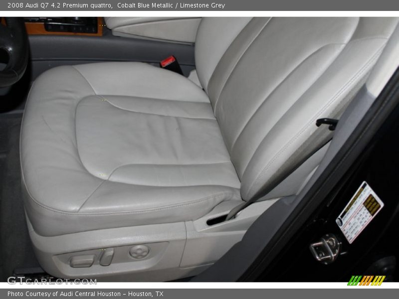 Cobalt Blue Metallic / Limestone Grey 2008 Audi Q7 4.2 Premium quattro