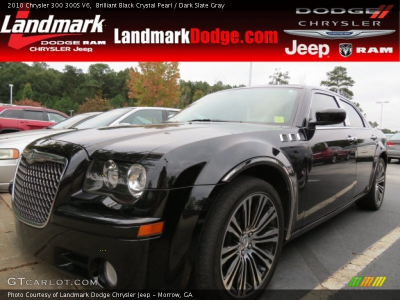 Brilliant Black Crystal Pearl / Dark Slate Gray 2010 Chrysler 300 300S V6