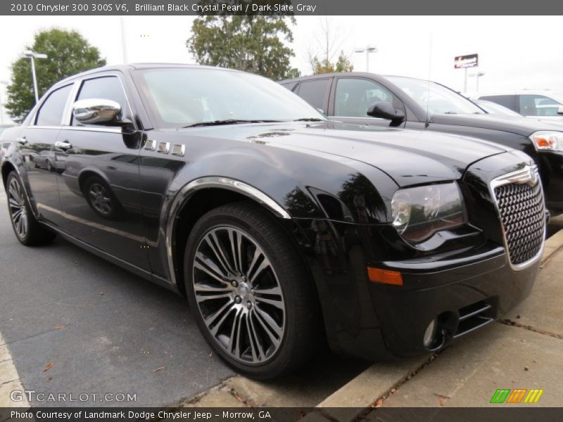 Brilliant Black Crystal Pearl / Dark Slate Gray 2010 Chrysler 300 300S V6