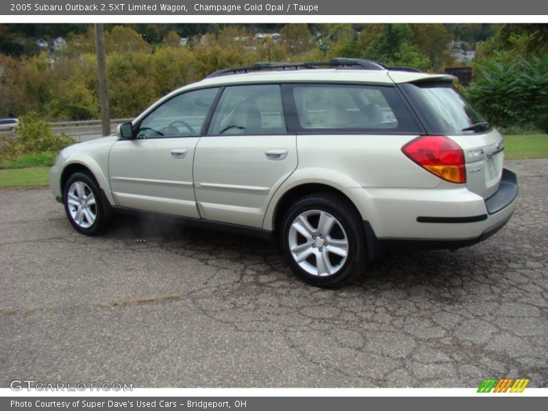 Champagne Gold Opal / Taupe 2005 Subaru Outback 2.5XT Limited Wagon