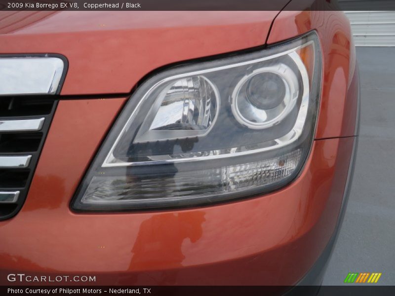 Copperhead / Black 2009 Kia Borrego EX V8