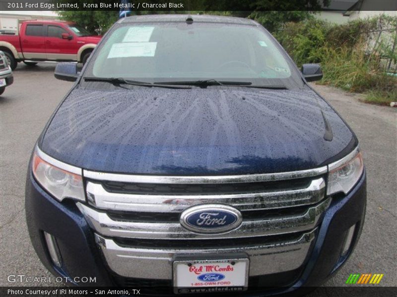 Kona Blue Metallic / Charcoal Black 2011 Ford Edge Limited