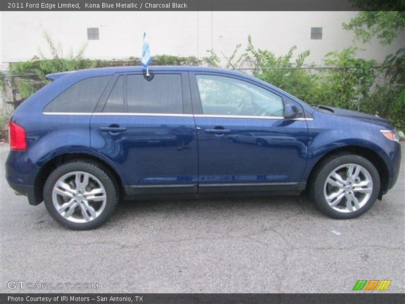 Kona Blue Metallic / Charcoal Black 2011 Ford Edge Limited