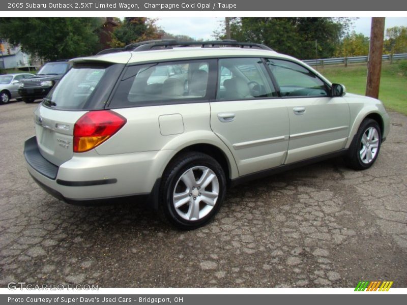 Champagne Gold Opal / Taupe 2005 Subaru Outback 2.5XT Limited Wagon