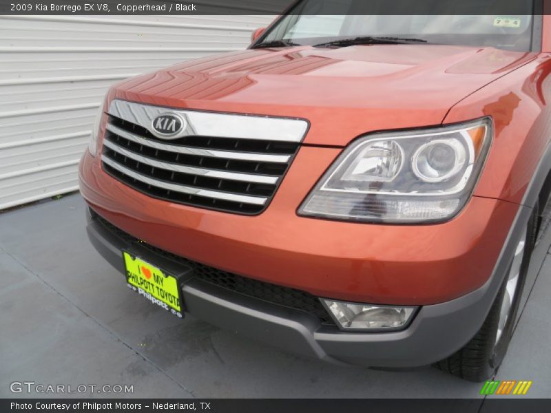 Copperhead / Black 2009 Kia Borrego EX V8