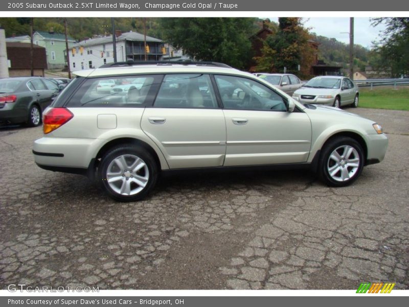 Champagne Gold Opal / Taupe 2005 Subaru Outback 2.5XT Limited Wagon