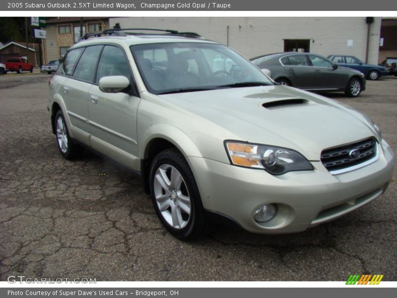 Champagne Gold Opal / Taupe 2005 Subaru Outback 2.5XT Limited Wagon