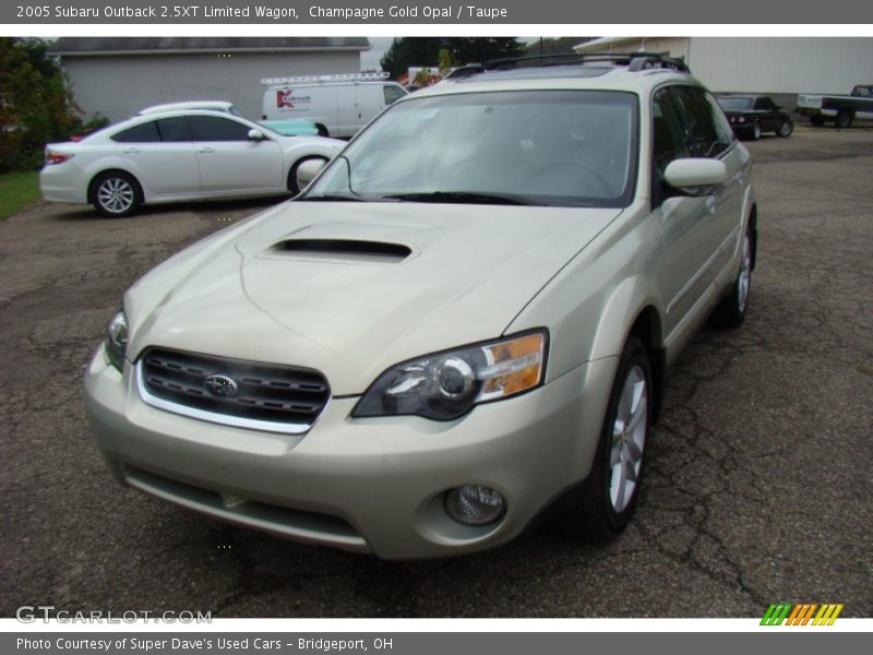 Champagne Gold Opal / Taupe 2005 Subaru Outback 2.5XT Limited Wagon