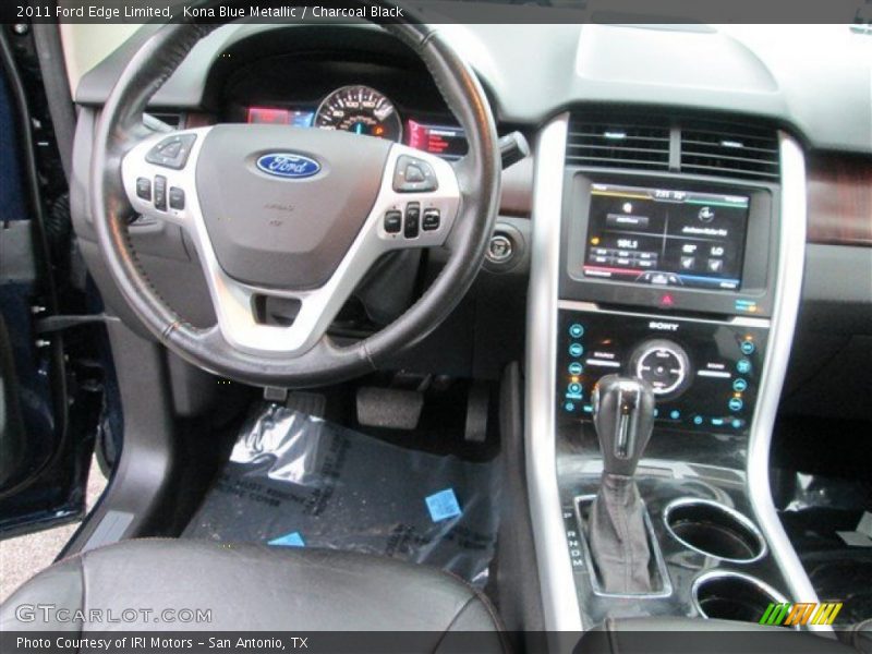 Kona Blue Metallic / Charcoal Black 2011 Ford Edge Limited