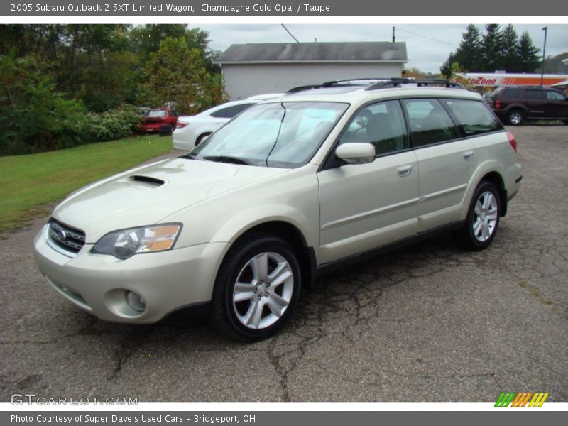 Champagne Gold Opal / Taupe 2005 Subaru Outback 2.5XT Limited Wagon
