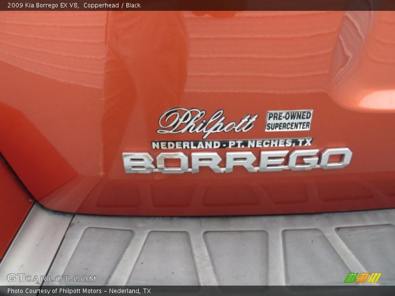 Copperhead / Black 2009 Kia Borrego EX V8