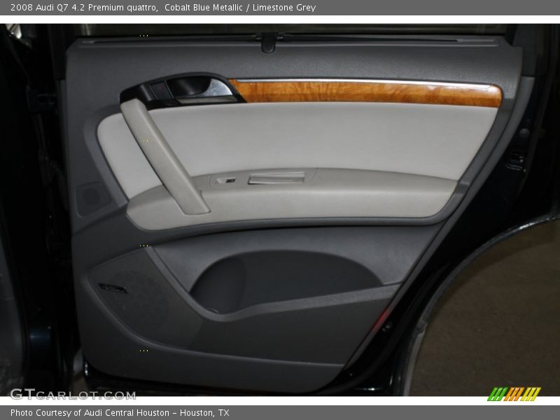 Cobalt Blue Metallic / Limestone Grey 2008 Audi Q7 4.2 Premium quattro