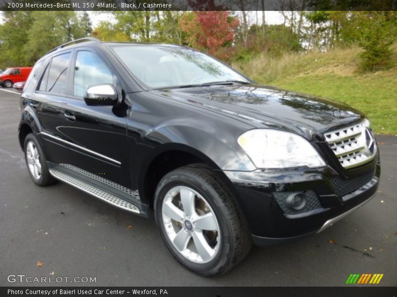 Black / Cashmere 2009 Mercedes-Benz ML 350 4Matic