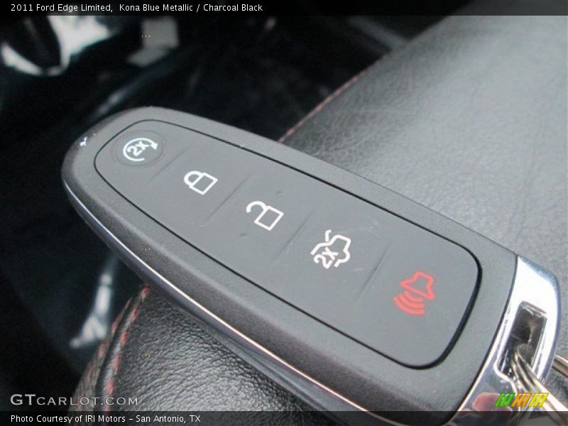 Kona Blue Metallic / Charcoal Black 2011 Ford Edge Limited