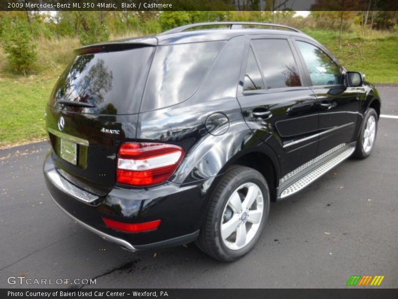 Black / Cashmere 2009 Mercedes-Benz ML 350 4Matic