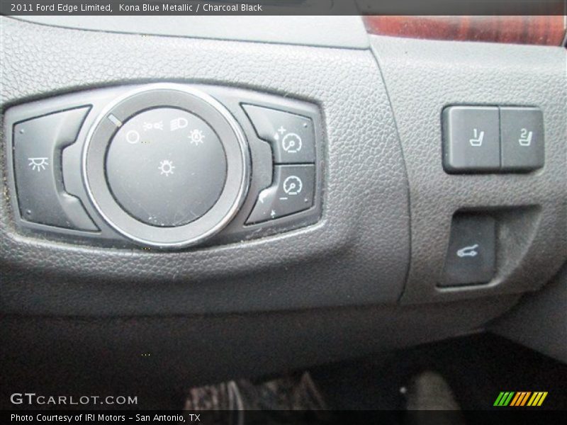 Kona Blue Metallic / Charcoal Black 2011 Ford Edge Limited