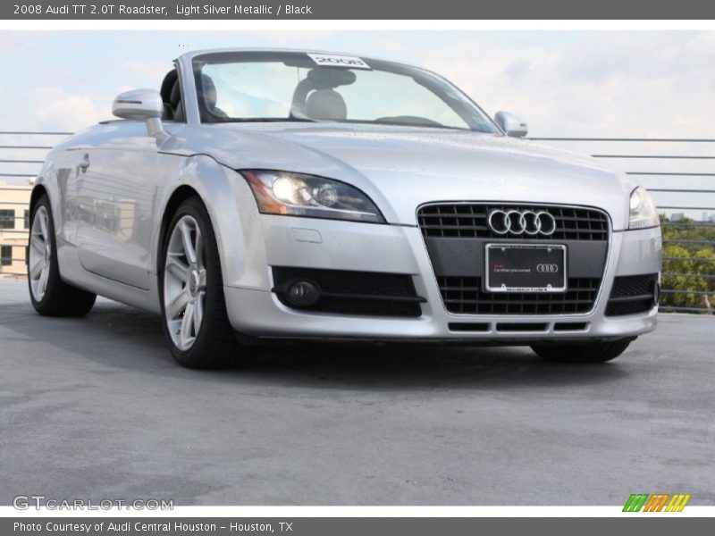 Light Silver Metallic / Black 2008 Audi TT 2.0T Roadster
