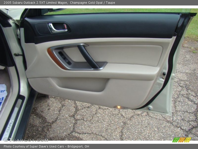 Champagne Gold Opal / Taupe 2005 Subaru Outback 2.5XT Limited Wagon