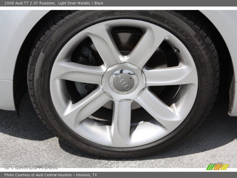 Light Silver Metallic / Black 2008 Audi TT 2.0T Roadster