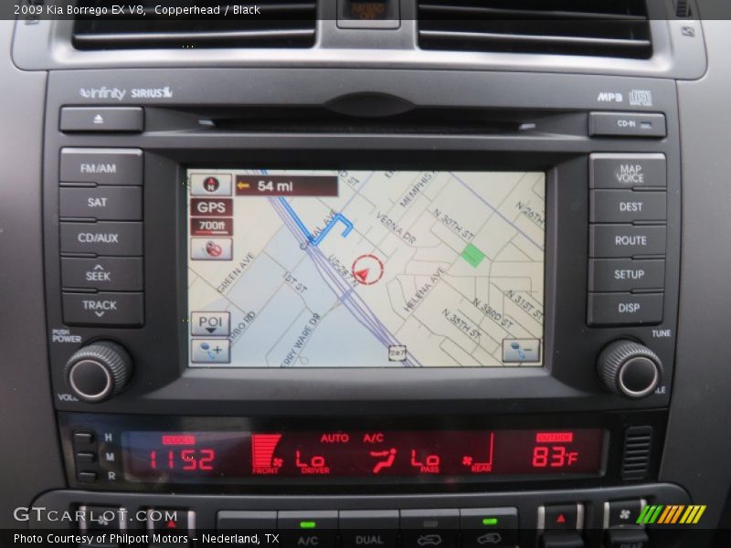 Navigation of 2009 Borrego EX V8