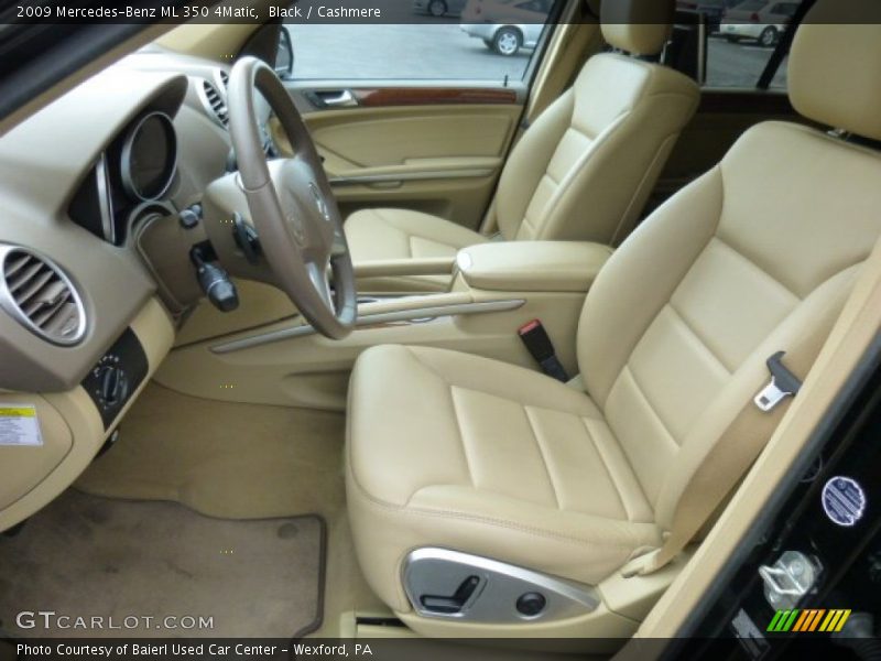 Black / Cashmere 2009 Mercedes-Benz ML 350 4Matic