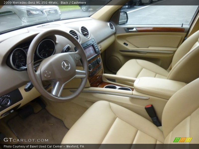 Black / Cashmere 2009 Mercedes-Benz ML 350 4Matic