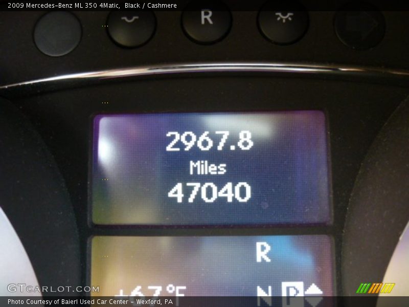 Black / Cashmere 2009 Mercedes-Benz ML 350 4Matic