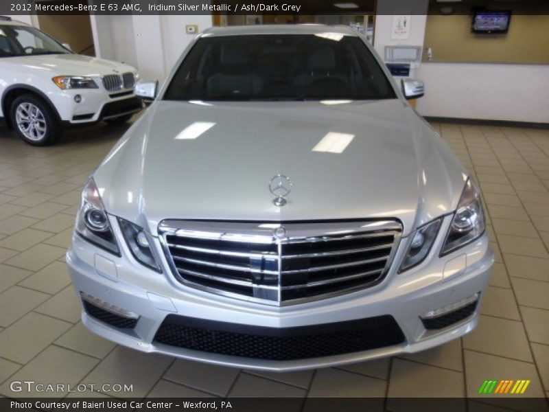 Iridium Silver Metallic / Ash/Dark Grey 2012 Mercedes-Benz E 63 AMG