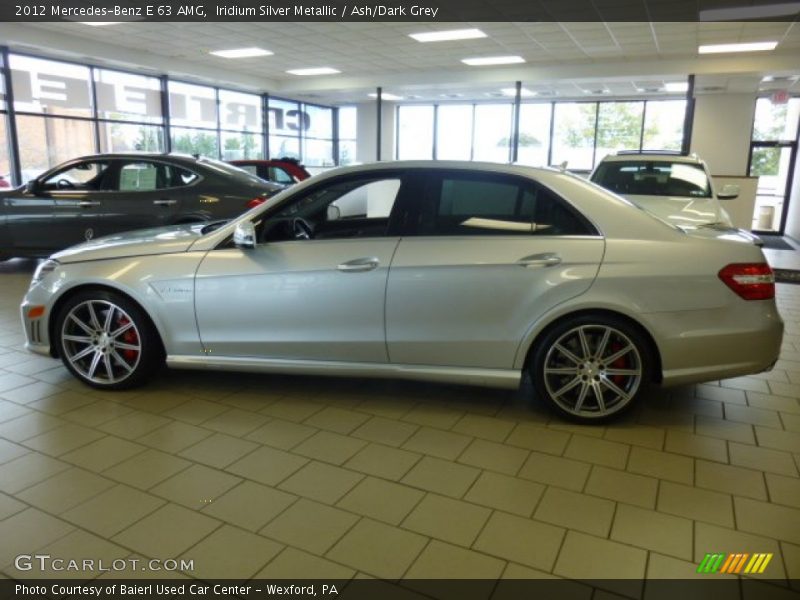 Iridium Silver Metallic / Ash/Dark Grey 2012 Mercedes-Benz E 63 AMG