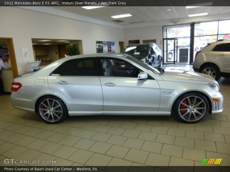 Iridium Silver Metallic / Ash/Dark Grey 2012 Mercedes-Benz E 63 AMG