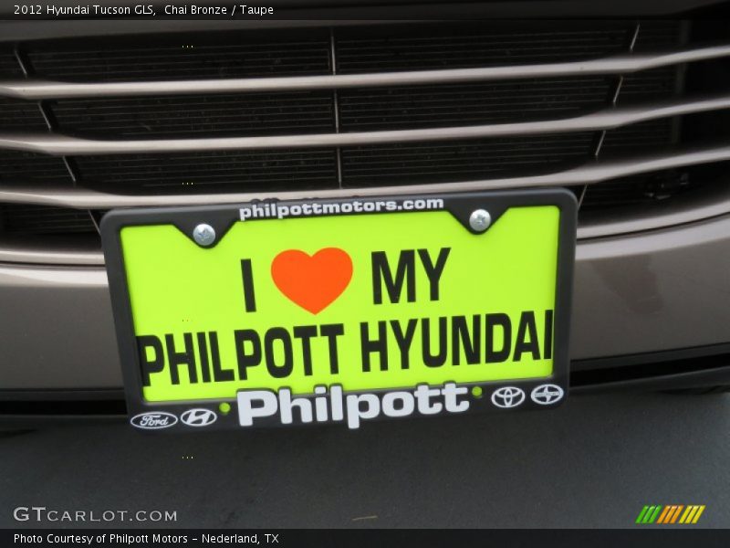 Chai Bronze / Taupe 2012 Hyundai Tucson GLS