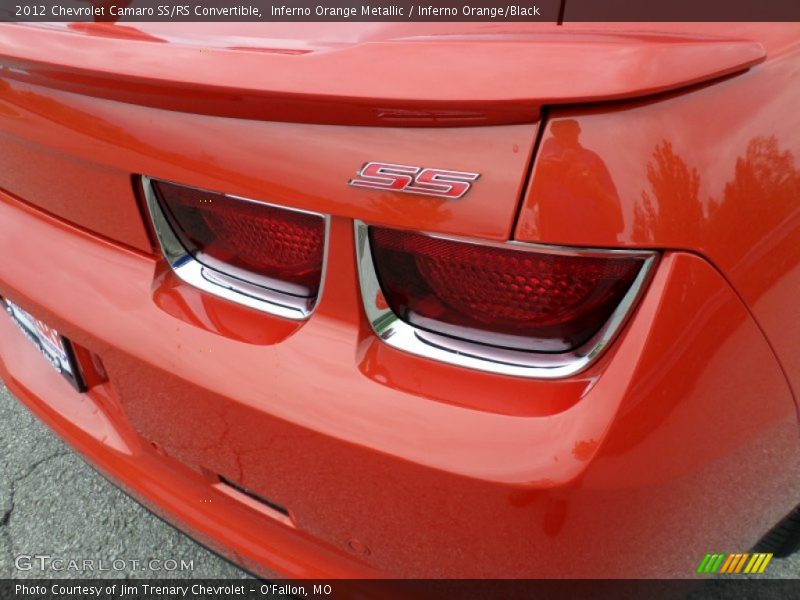 Inferno Orange Metallic / Inferno Orange/Black 2012 Chevrolet Camaro SS/RS Convertible