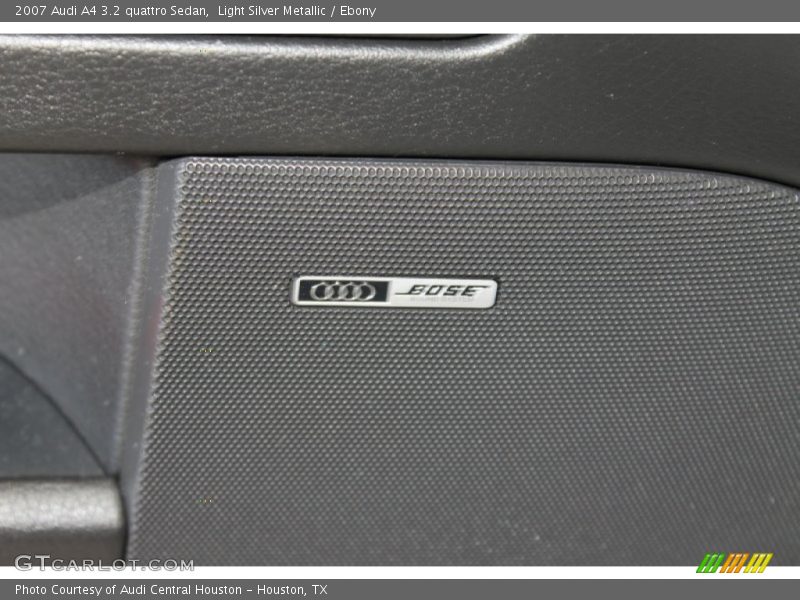 Light Silver Metallic / Ebony 2007 Audi A4 3.2 quattro Sedan