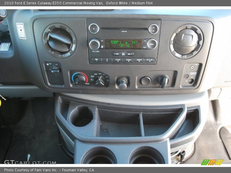 Oxford White / Medium Flint 2010 Ford E Series Cutaway E350 Commercial Moving Van