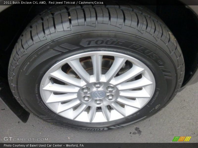 Red Jewel Tintcoat / Cashmere/Cocoa 2011 Buick Enclave CXL AWD