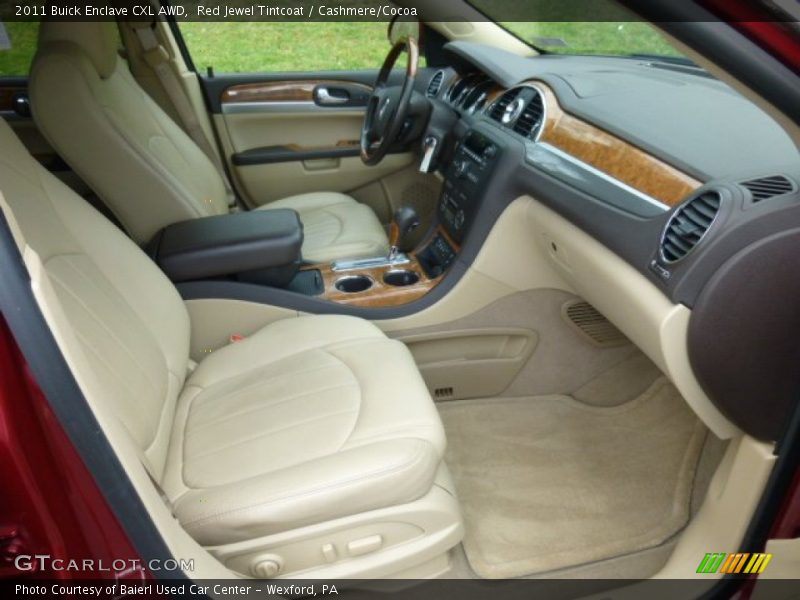 Red Jewel Tintcoat / Cashmere/Cocoa 2011 Buick Enclave CXL AWD