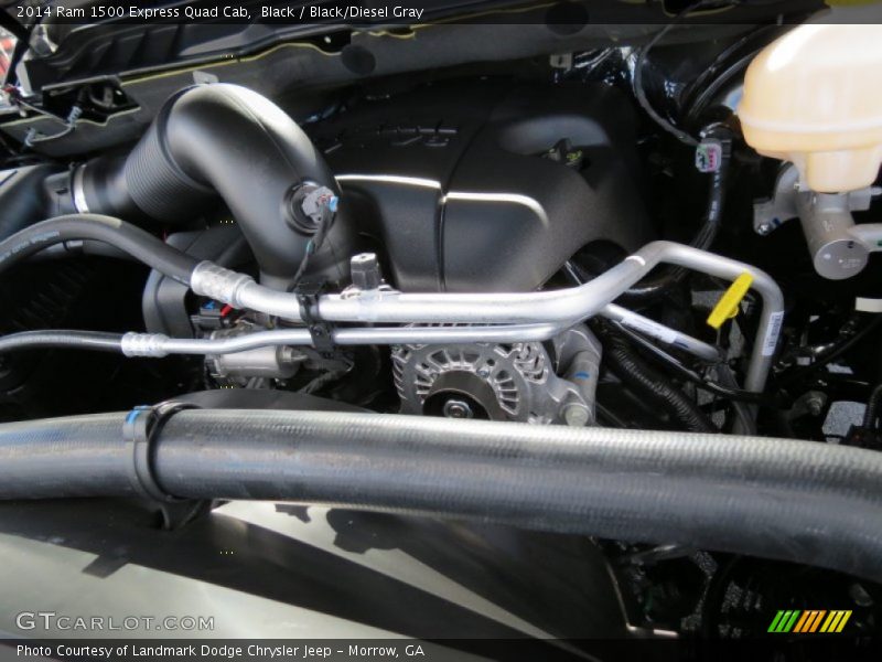 Black / Black/Diesel Gray 2014 Ram 1500 Express Quad Cab
