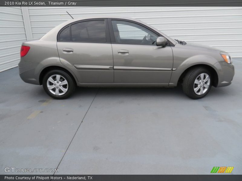 Titanium / Gray 2010 Kia Rio LX Sedan
