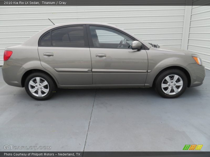 Titanium / Gray 2010 Kia Rio LX Sedan
