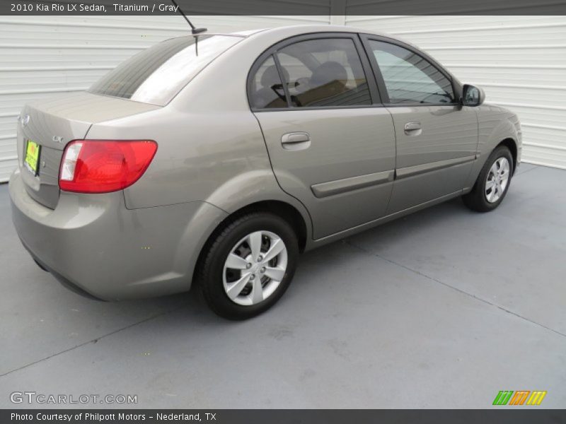 Titanium / Gray 2010 Kia Rio LX Sedan
