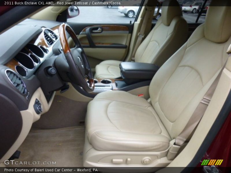Red Jewel Tintcoat / Cashmere/Cocoa 2011 Buick Enclave CXL AWD