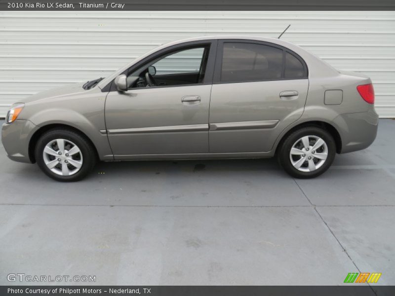 Titanium / Gray 2010 Kia Rio LX Sedan