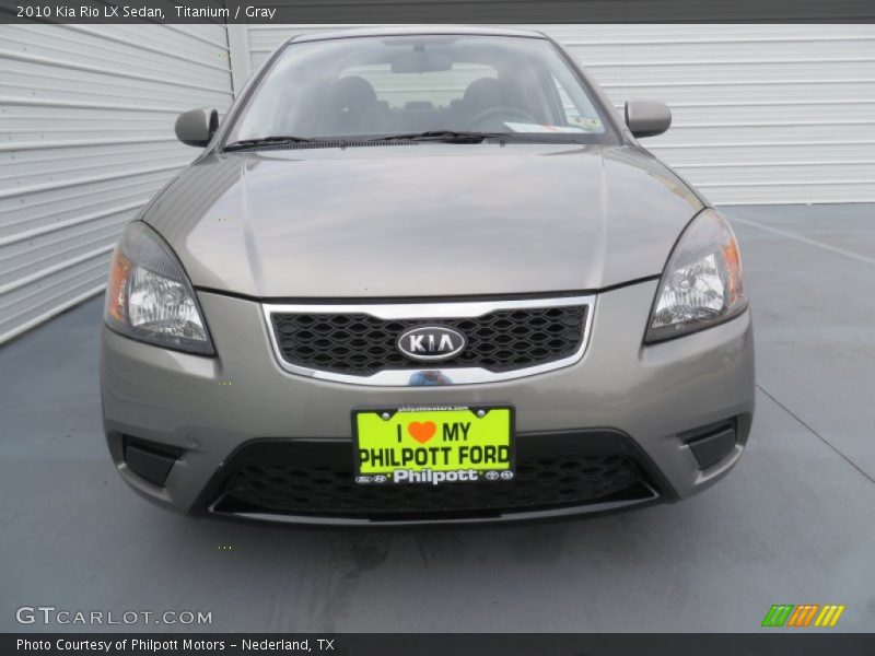 Titanium / Gray 2010 Kia Rio LX Sedan