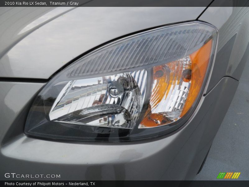 Titanium / Gray 2010 Kia Rio LX Sedan